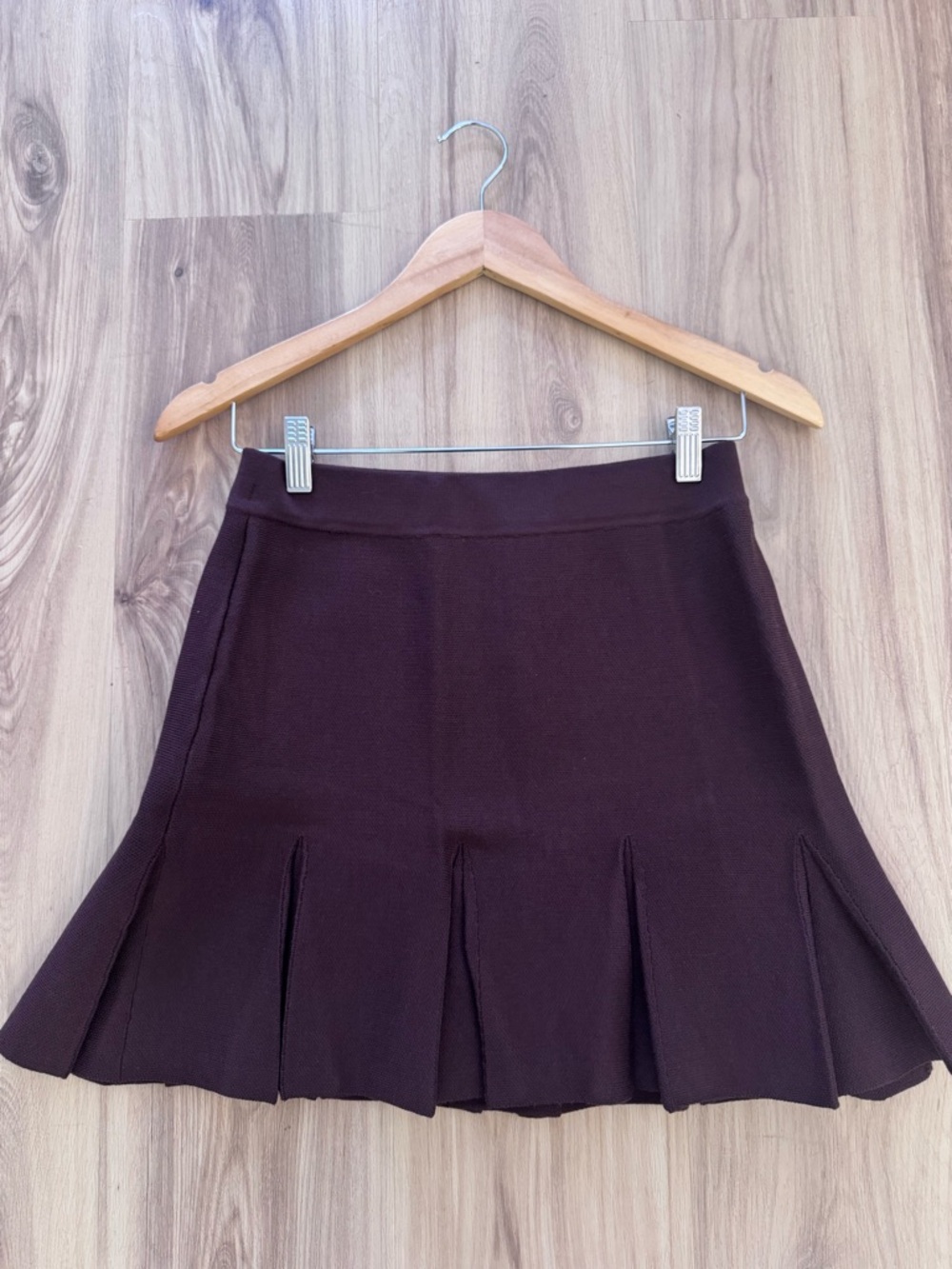 Zara Brown Knit Two-Piece Skirt Set - Picture 6 of 7